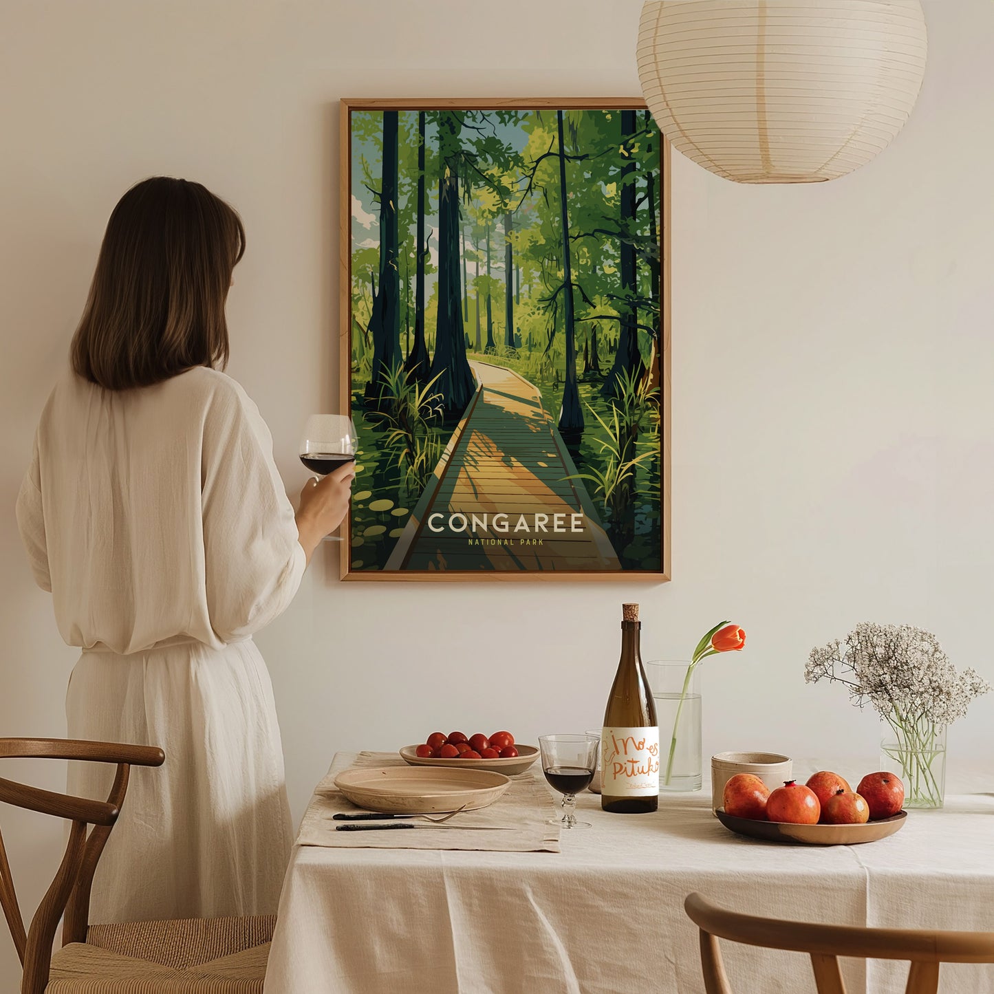 Congaree National Park Poster | South Carolina Nature Wall Art | Framed or Unframed