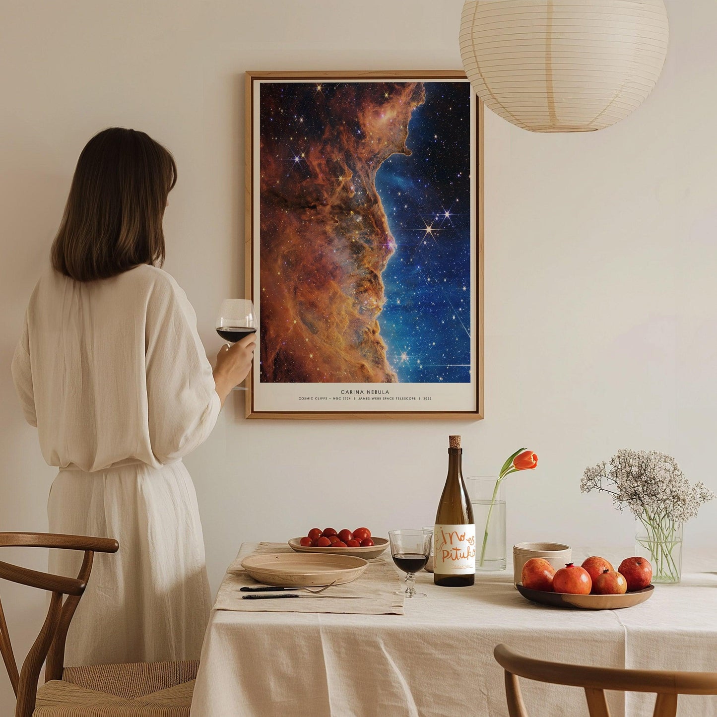 Carina Nebula Poster – James Webb Space Telescope Photo Print, Cosmic Cliffs NGC 3324, Deep Space Wall Art, Astronomy Gift - Swell Scenes