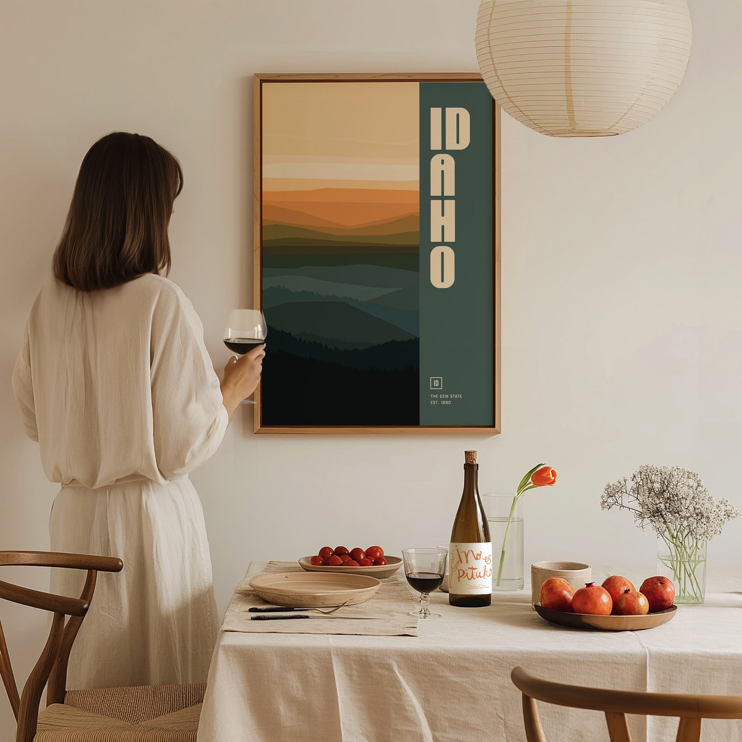 Idaho Poster | The Gem State Wall Art