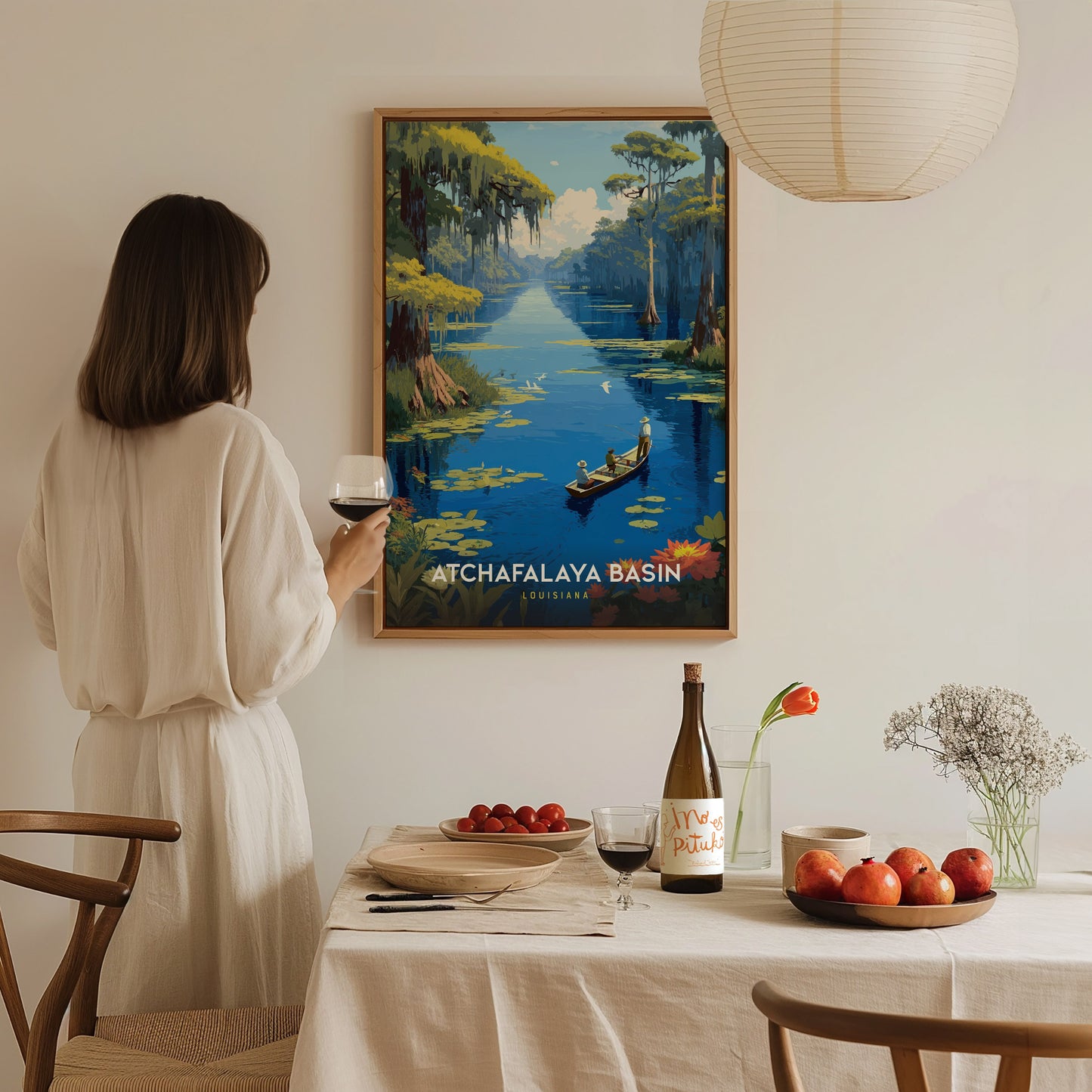 Atchafalaya Basin Poster | Louisiana Bayou Swamp Nature Wall Art