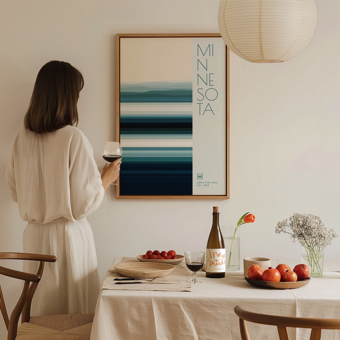 Minnesota Poster | Land of 10,000 Lakes Wall Art