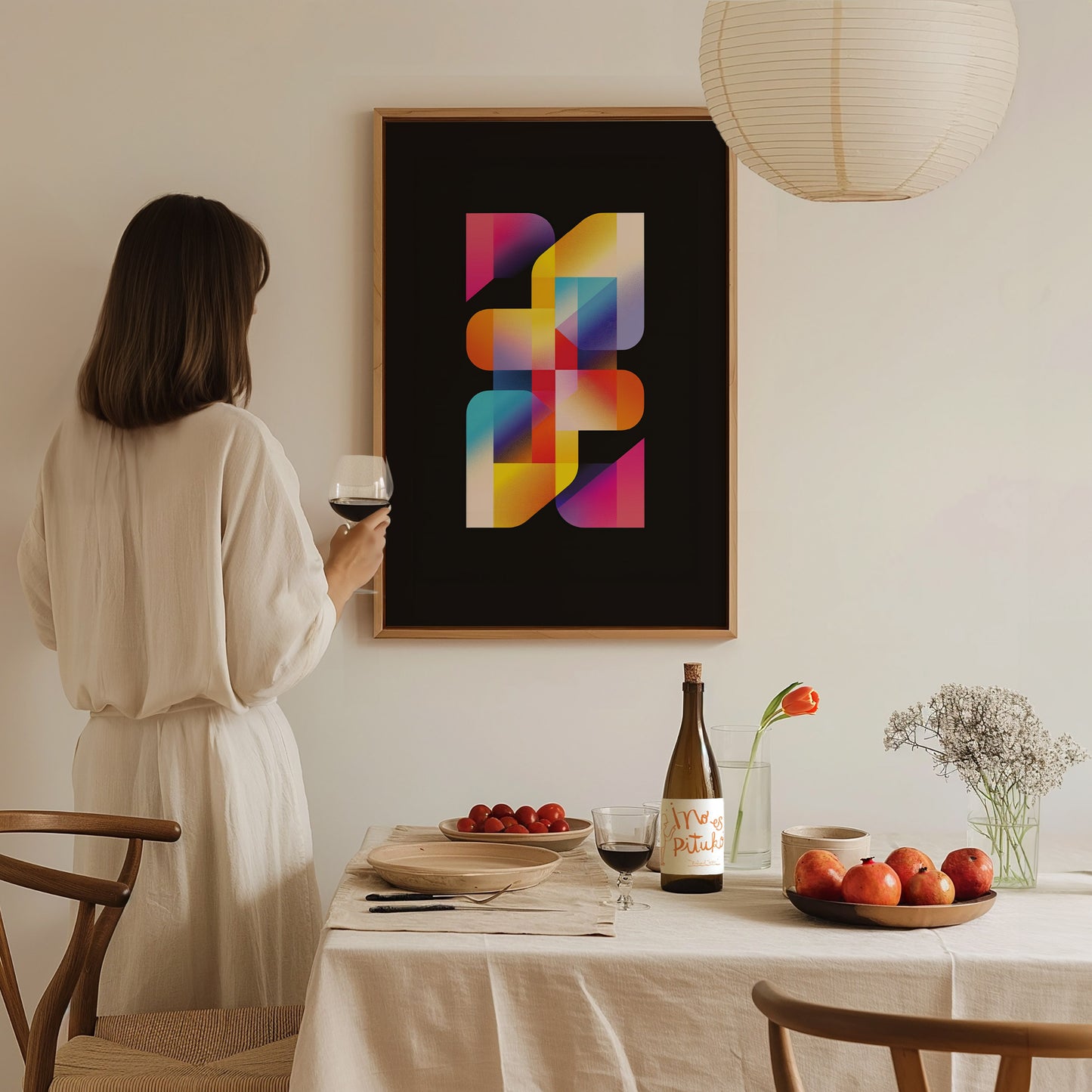 Lite-Brite Poster | Retro 80s Peg Light Nostalgia Wall Art