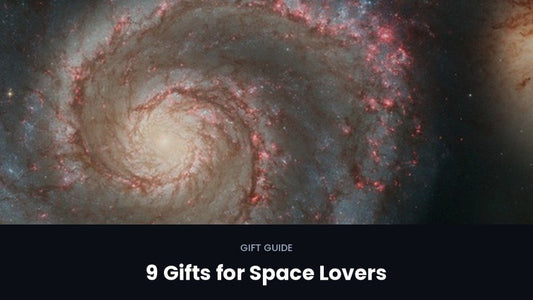 9 Gifts for Space Lovers, Whirlpool Galaxy with title overlay