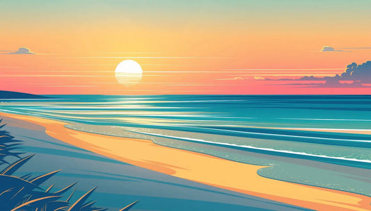 The Best Beaches for a Relaxing Getaway (and the Posters That Celebrate Them)