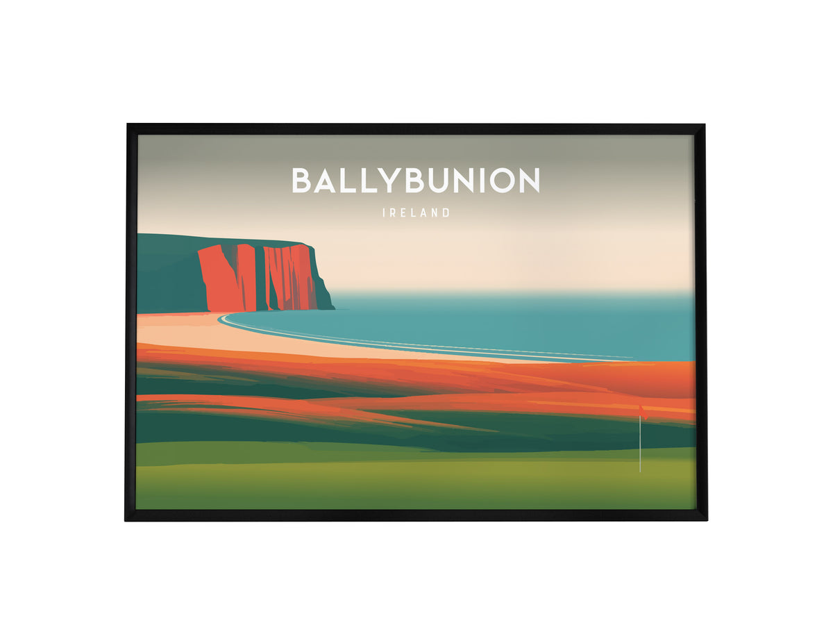 Ballybunion, Ireland Landscape Poster | Golf Wall Art & Framed or Unframed Wall Art — framed wall art, 24x36 in