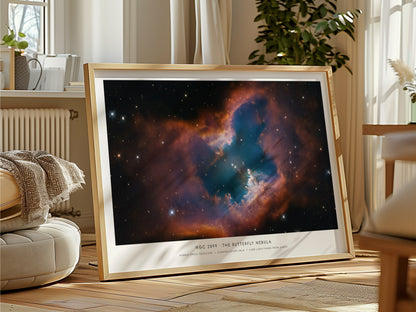 Ngc 2899 · the Butterfly Nebula Landscape Poster | Hubble Space Telescope Astronomy Print NASA Space Photography Wall Art — f