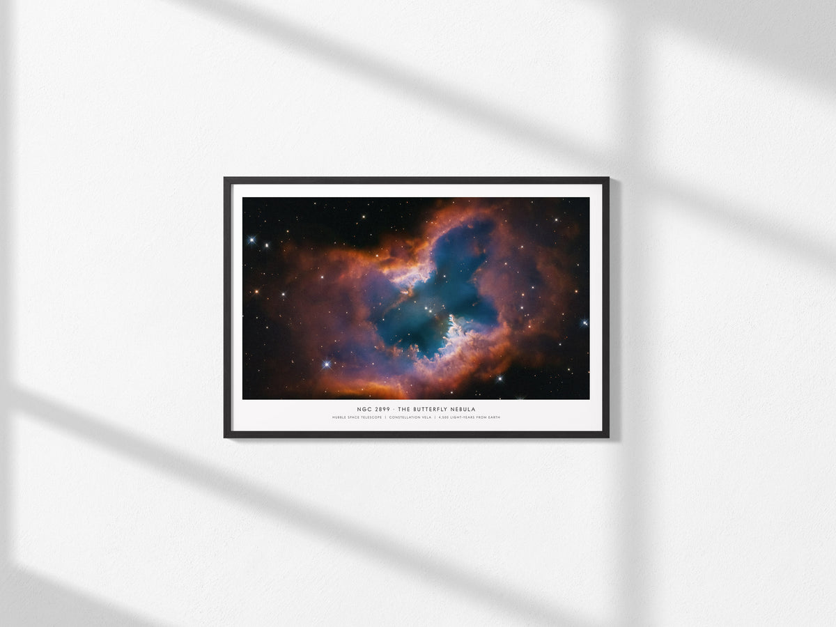 Ngc 2899 · the Butterfly Nebula Landscape Poster | Hubble Space Telescope Astronomy Print NASA Space Photography Wall Art — f