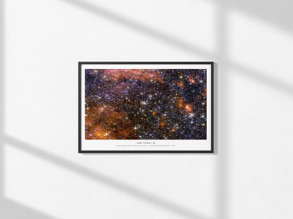 Sagittarius B2 Landscape Poster | NASA Star-forming Cloud · Milky Way Center Galaxy Wall Art — framed and ready to hang, 2x3