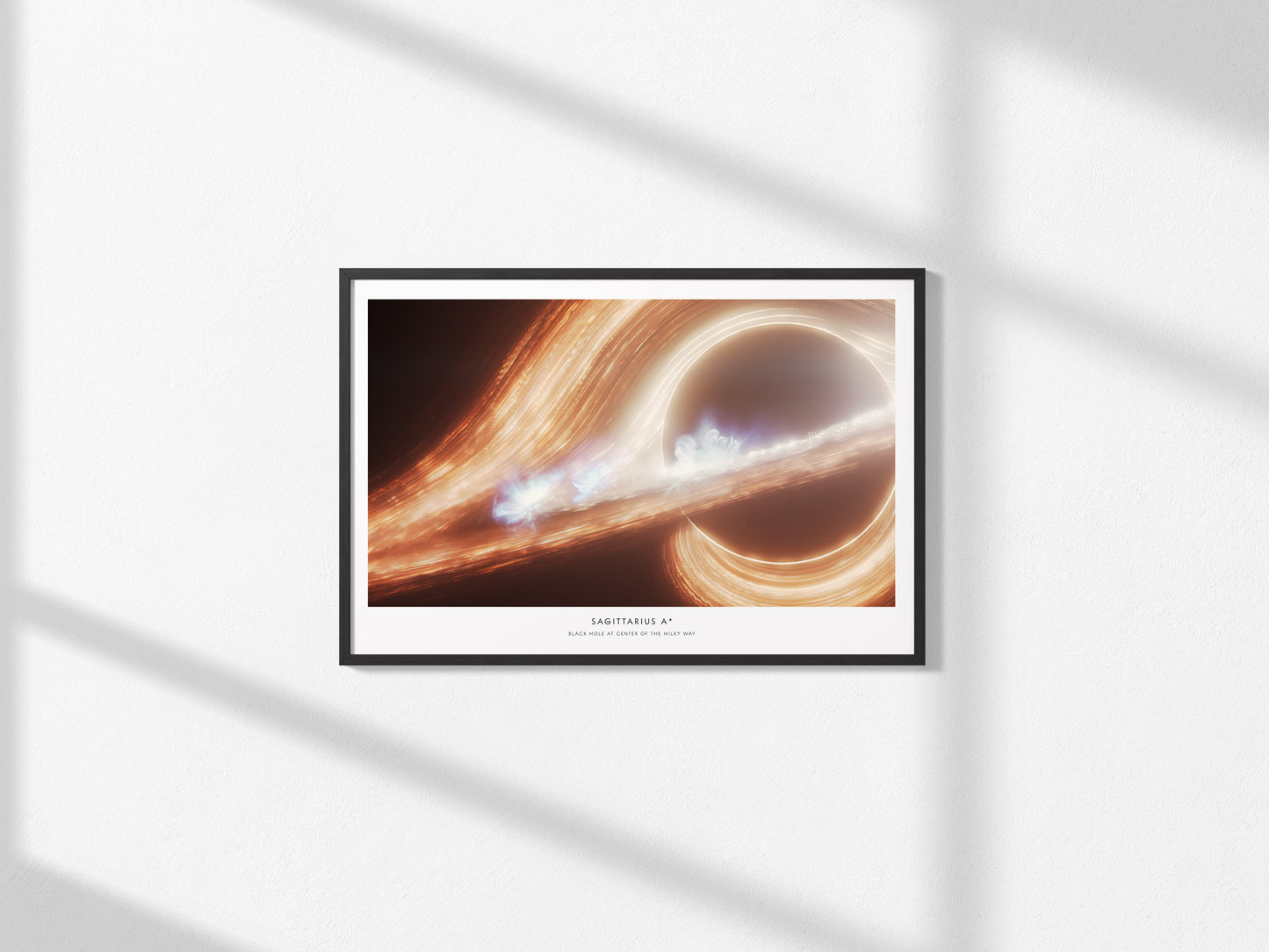 Sagittarius A* Landscape Poster | NASA Space Photography Wall Art — framed and ready to hang, 2x3 in