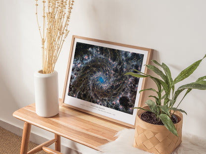 PHANTOM GALAXY Landscape Poster | NASA Space Photography Wall Art — 20x16 in