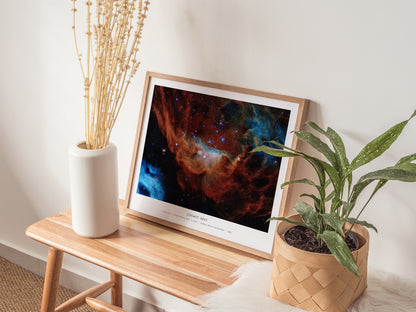 Cosmic Reef Landscape Poster | NGC 2014 · Large Magellanic Cloud Galaxy Wall Art NASA Space Photography — 20x16 in