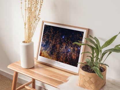 Helix Nebula Landscape Poster | The Eye of God · NGC 7293 Astronomy Print NASA Wall Art — 20x16 in
