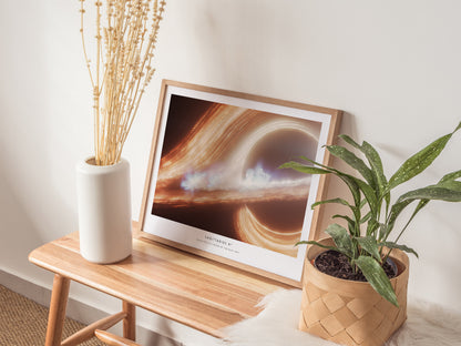 Sagittarius A* Landscape Poster | NASA Space Photography Wall Art — 20x16 in