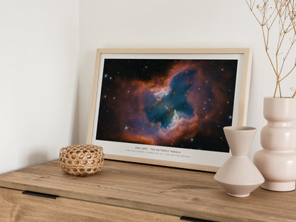 Ngc 2899 · the Butterfly Nebula Landscape Poster | Hubble Space Telescope Astronomy Print NASA Space Photography Wall Art — 1