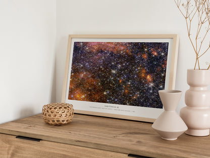 Sagittarius B2 Landscape Poster | NASA Star-forming Cloud · Milky Way Center Galaxy Wall Art — 12x18 in