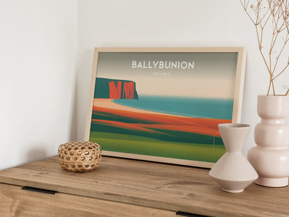 Ballybunion, Ireland Landscape Poster | Golf Wall Art & Framed or Unframed Wall Art — 12x18 in