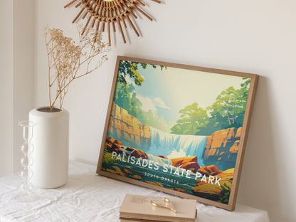 Palisades State Park Landscape Poster | South Dakota Vacation Wall Art — 16x20 in