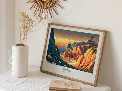 Sintra Landscape Matte Border Poster | Portugal Travel Wall Art — 16x20 in
