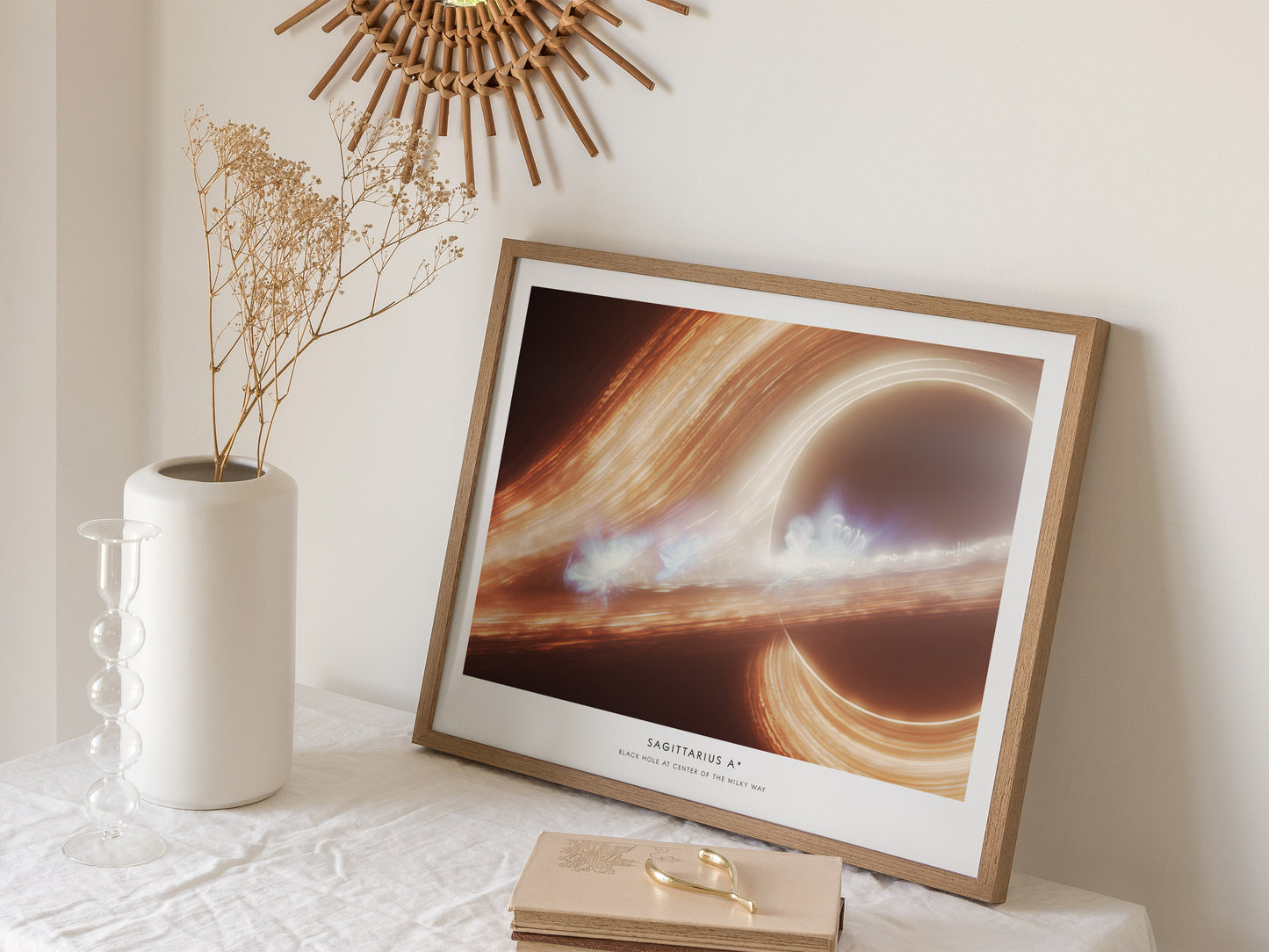 Sagittarius A* Landscape Poster | NASA Space Photography Wall Art — 16x20 in