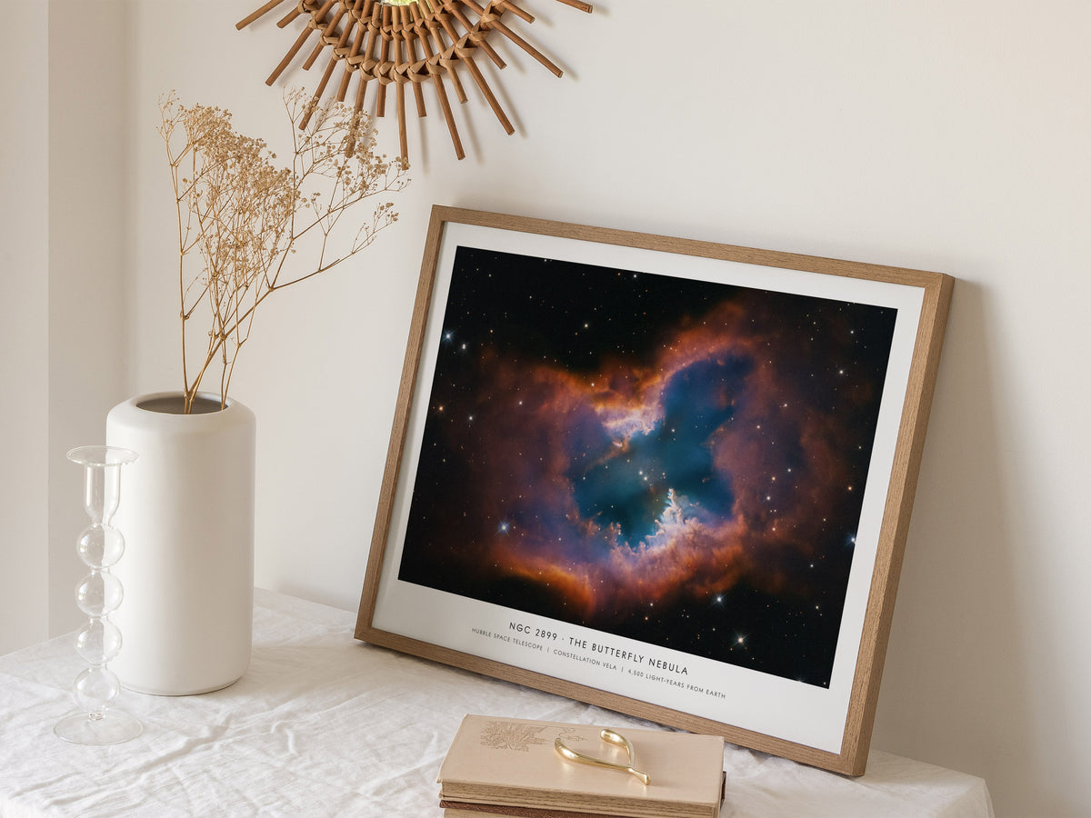 Ngc 2899 · the Butterfly Nebula Landscape Poster | Hubble Space Telescope Astronomy Print NASA Space Photography Wall Art — 1