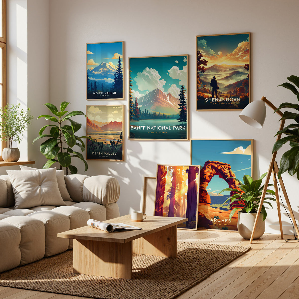 National Parks Gallery Wall | Pick 6 Framed or Unframed Set