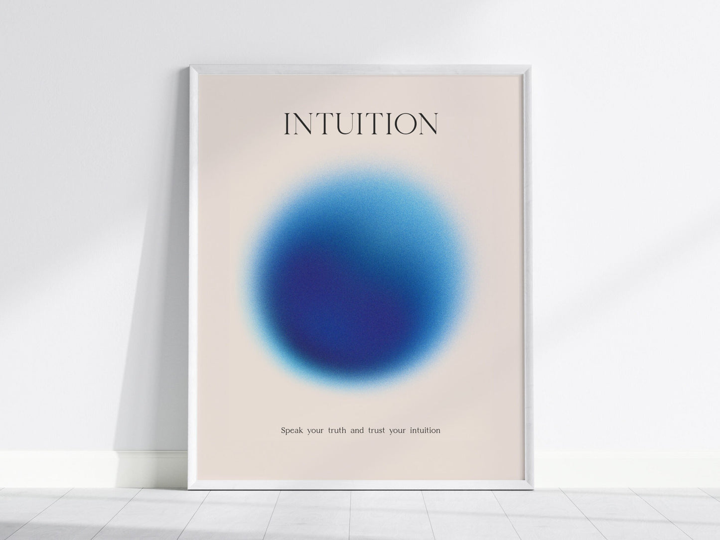 Intuition Aura Poster | Minimalist Wall Art for Mindfulness & Personal Reflection