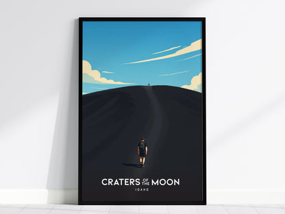 Craters of the Moon Poster | Idaho National Monument Wall Art