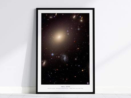 Abell S0740 Poster | Galaxy Cluster · Centaurus Constellation | NASA Galaxy Cluster Centaurus Constellation Astronomy Print
