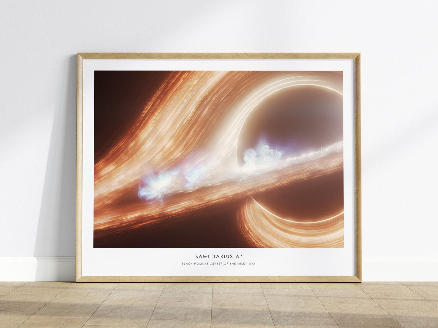 Sagittarius A* Landscape Poster | NASA Space Photography Wall Art — framed wall art