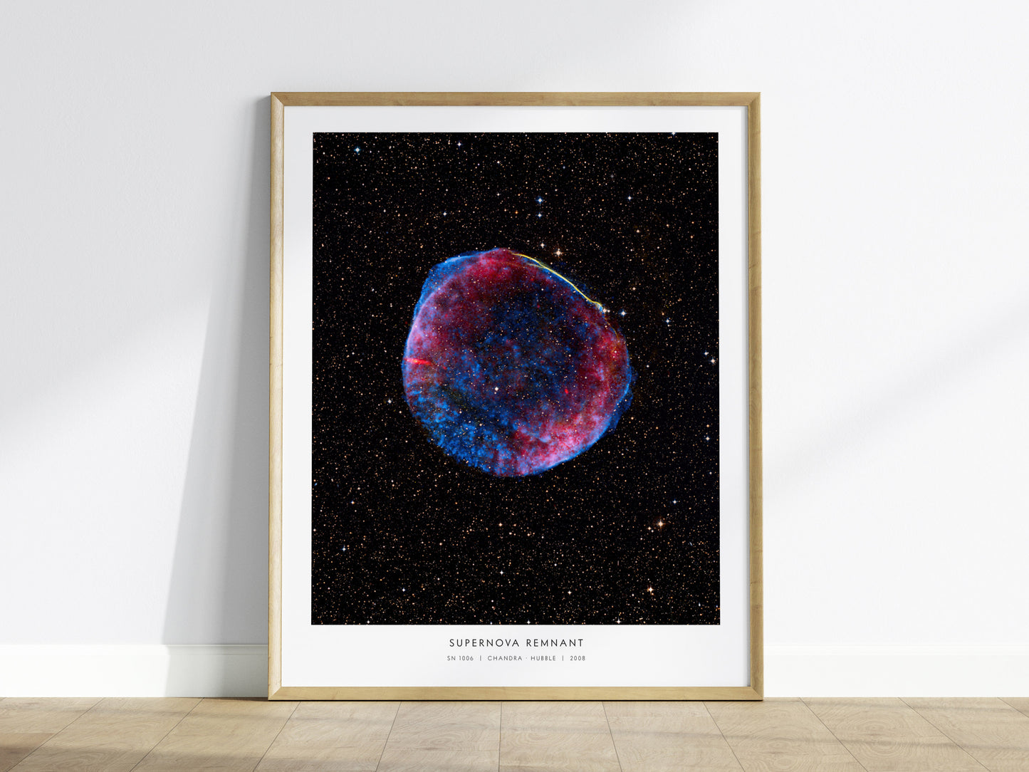 Supernova Remnant Poster | NASA SN 1006 Space Photography Wall Art — framed wall art