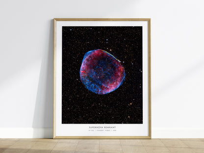 Supernova Remnant Poster | NASA SN 1006 Space Photography Wall Art — framed wall art