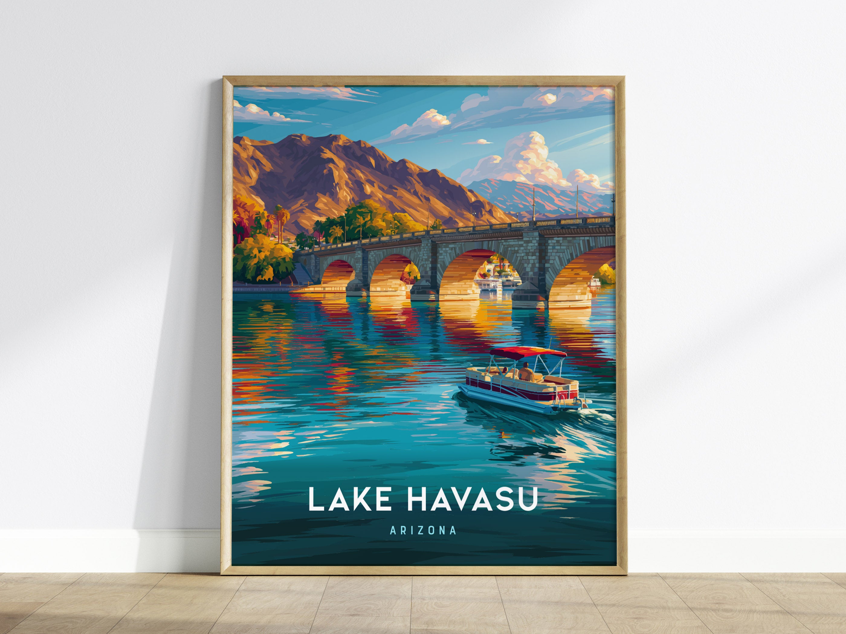Lake Havasu, Arizona Poster | Desert Oasis & London Bridge Wall