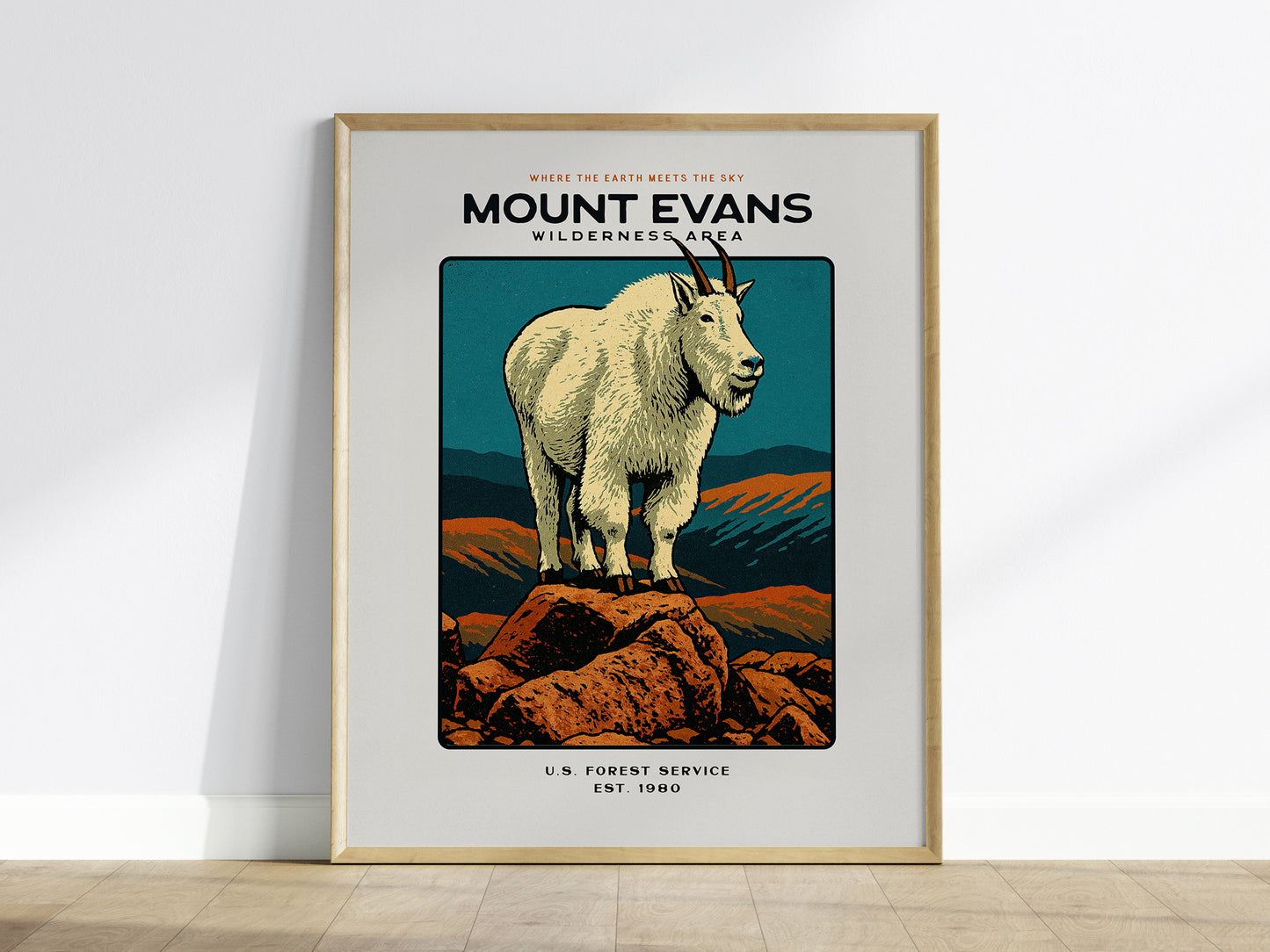 Mount Evans Poster | Colorado Wilderness Wall Art