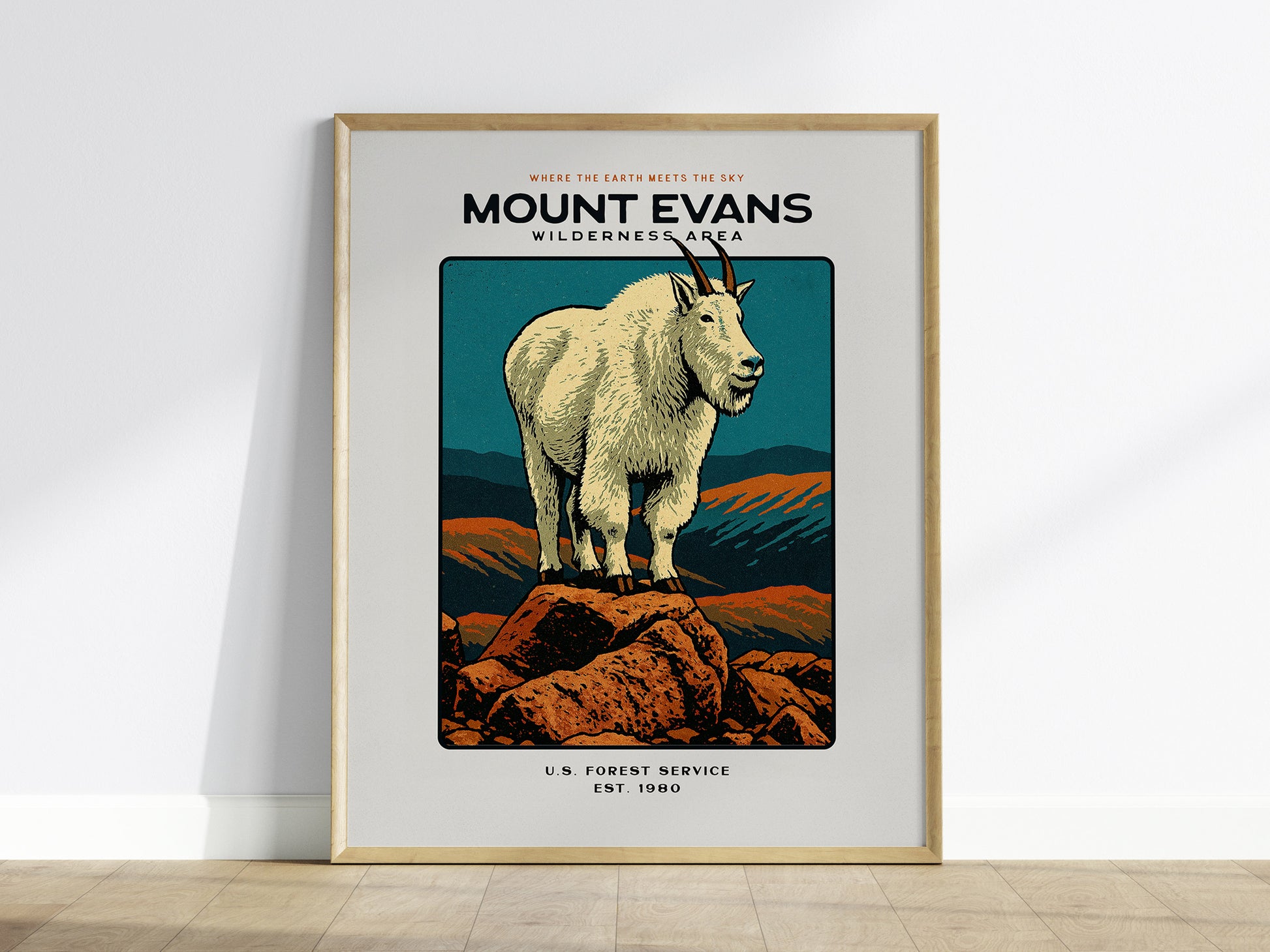 Mount Evans Poster | Colorado Wilderness Wall Art