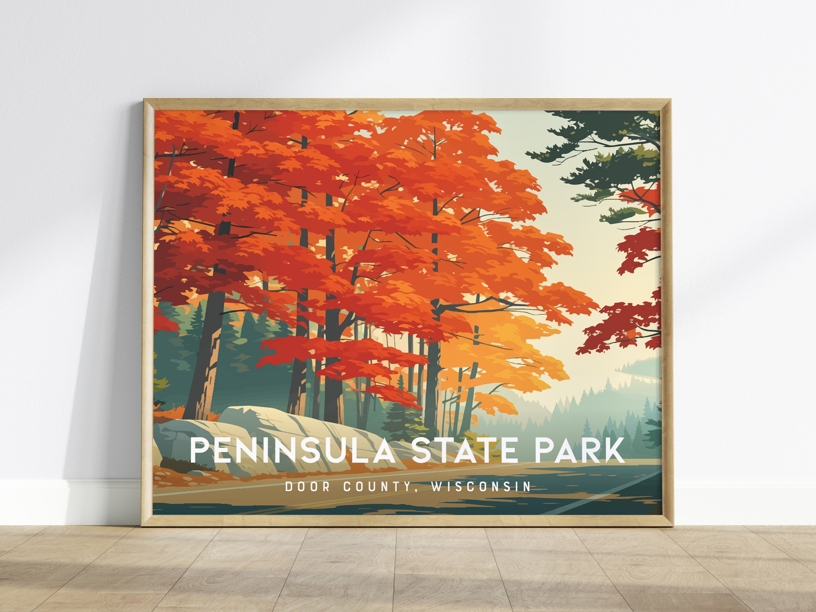 Peninsula State Park Landscape Poster | Door County, Wisconsin