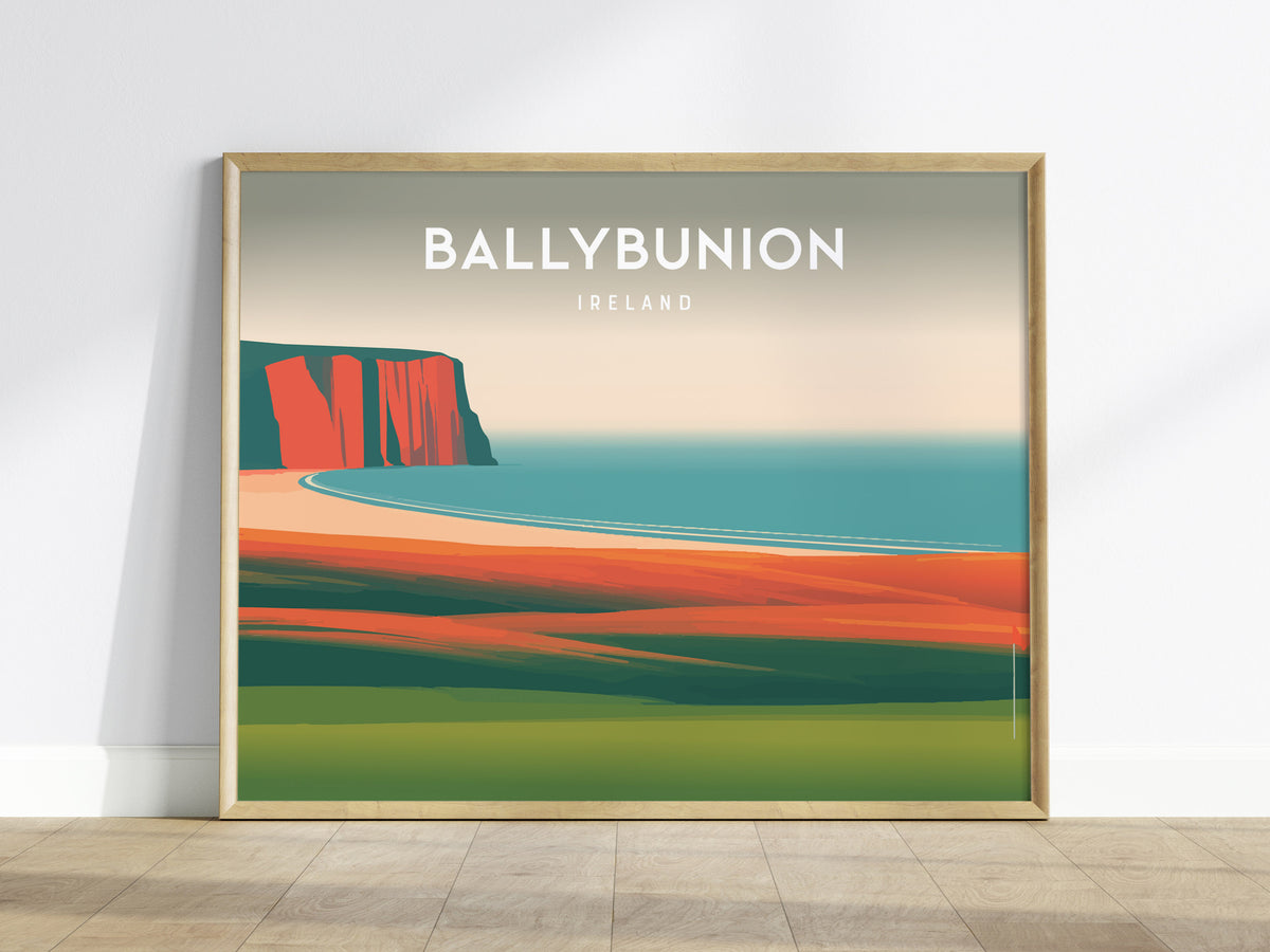 Ballybunion, Ireland Landscape Poster | Golf Wall Art & Framed or Unframed Wall Art — framed wall art