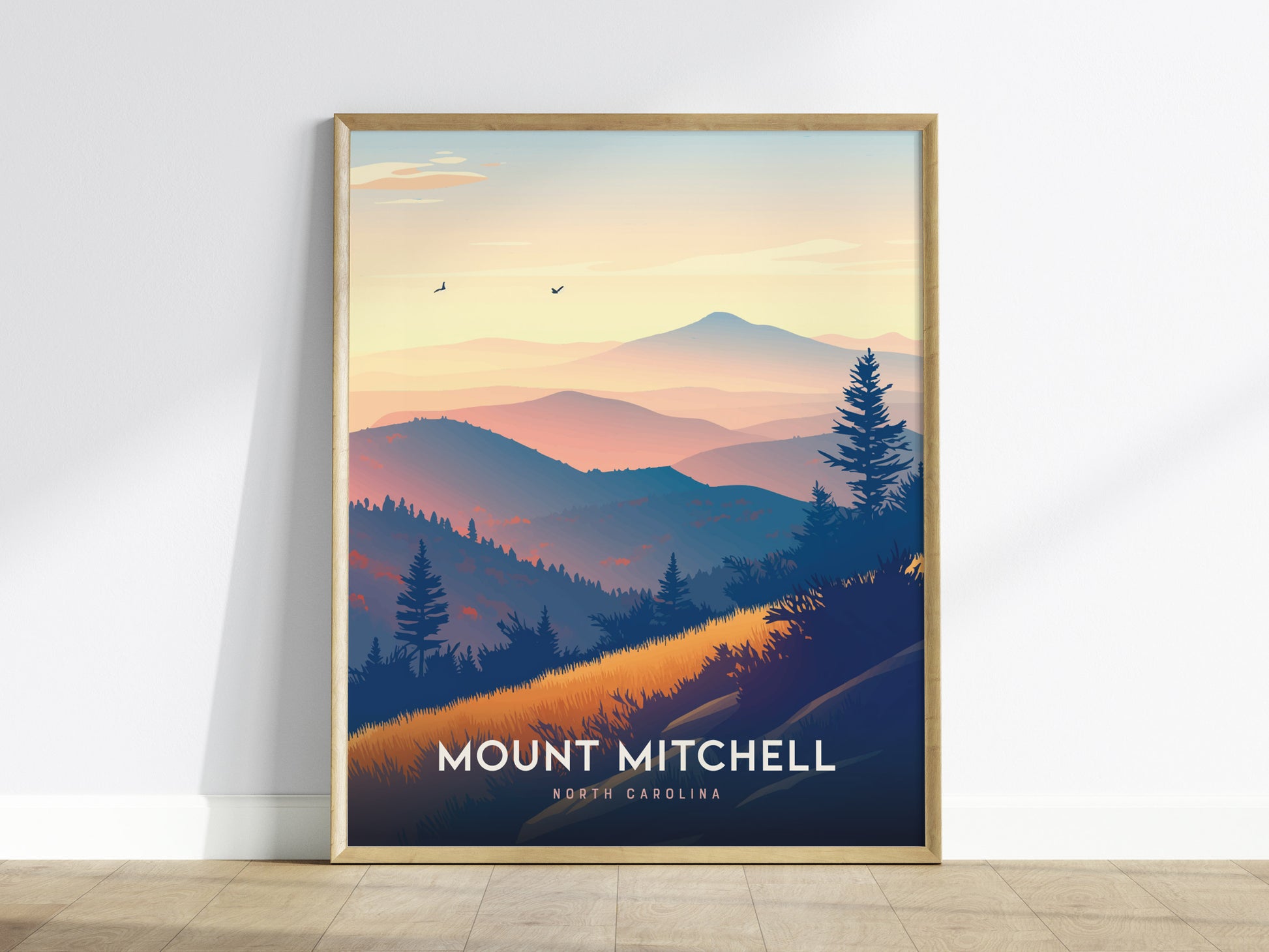 Mount Mitchell Poster | North Carolina Blue Ridge Wall Art