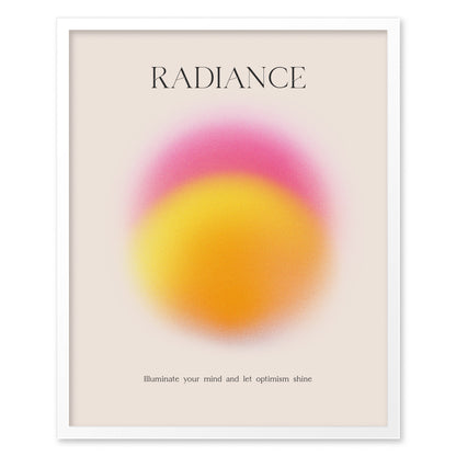 Radiance Aura Poster | Trendy Minimalist Abstract Wellness Wall Art