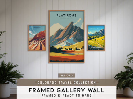 Colorado Travel Gallery Wall | Set of 3 | Travel Art Prints | Housewarming Gift