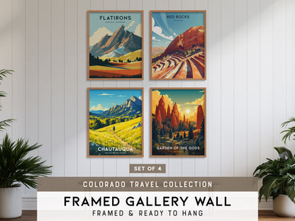 Colorado Travel Gallery Wall | Set of 4 | Travel Art Prints | Matching Prints