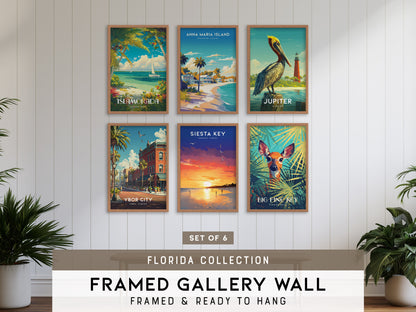 Florida Gallery Wall | Set of 6 | Art Print Set | Gallery Wall Kit