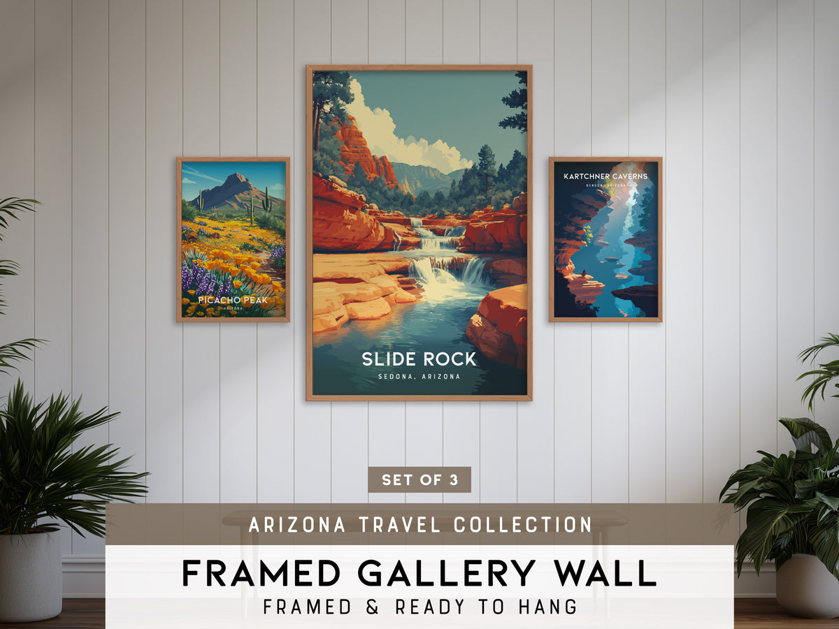 Arizona Travel Gallery Wall | Set of 3 | Travel Art Prints | Housewarming Gift