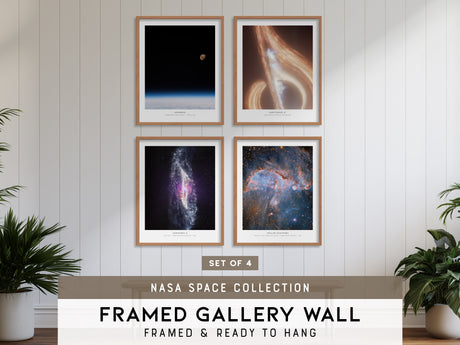 NASA Space Gallery Wall | Set of 4 | Space Art Prints | Matching Prints