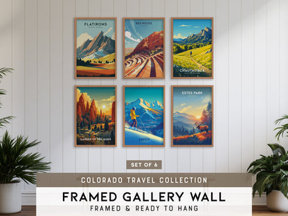 Colorado Travel Gallery Wall | Set of 6 | Travel Art Prints | Gallery Wall Kit