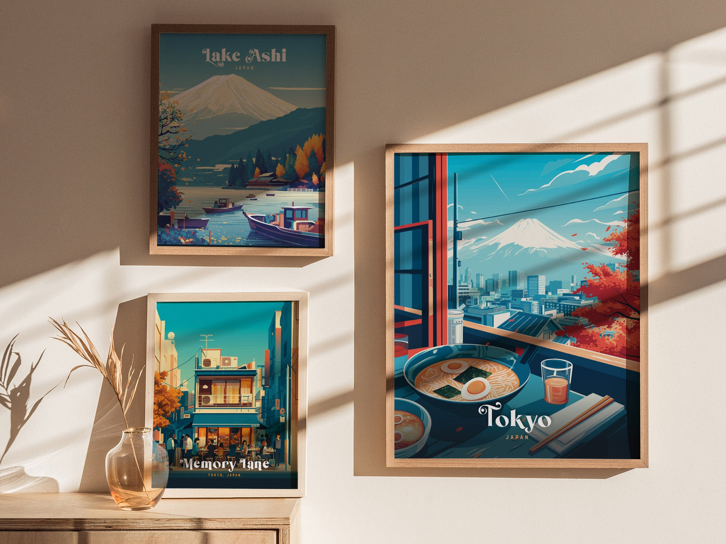 Tokyo Japan Ramen Food Lover Foodie Framed Unframed Travel Print Wall Art