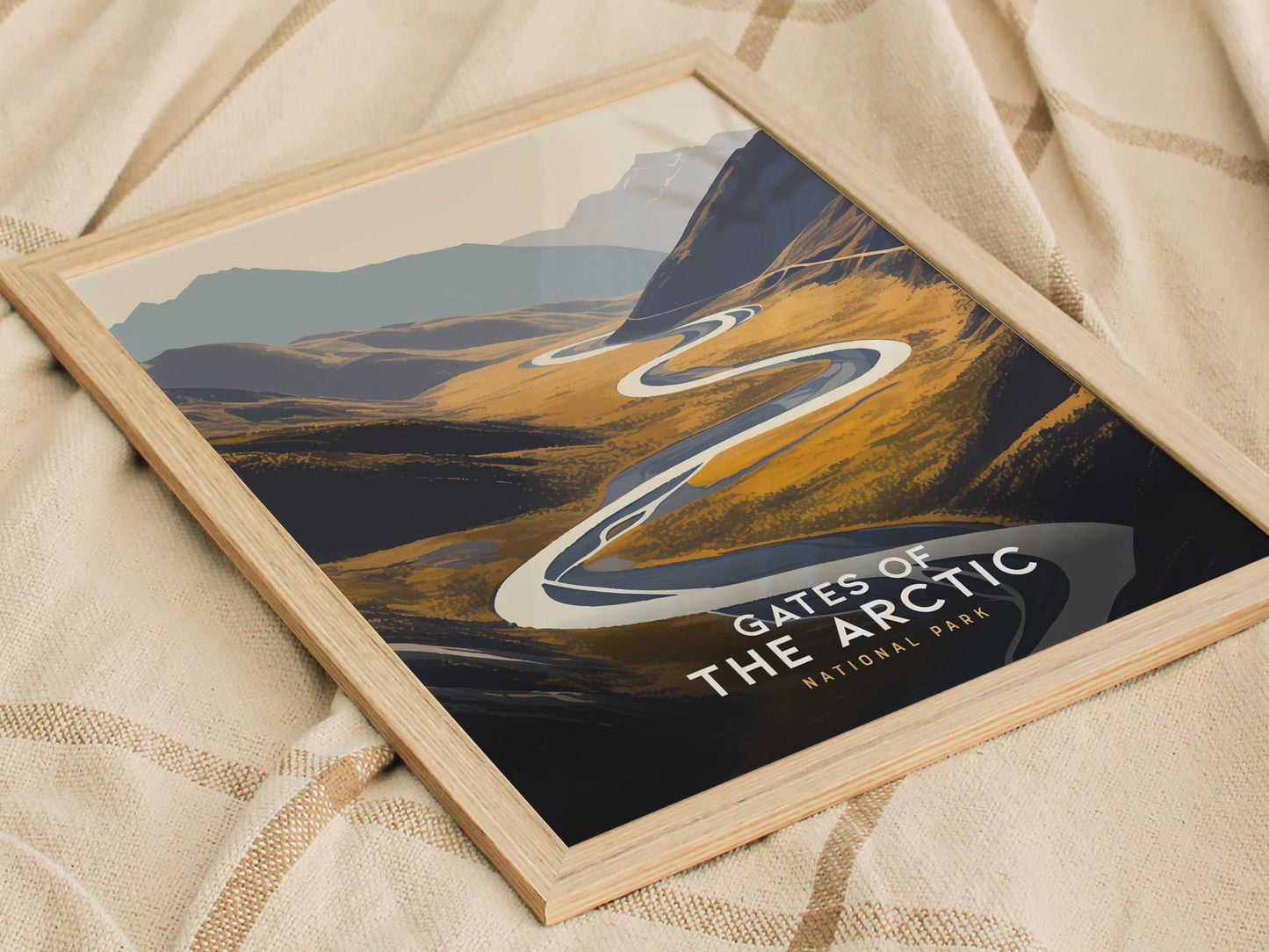 Gates of the Arctic National Park Alaska Travel Print Wall Art