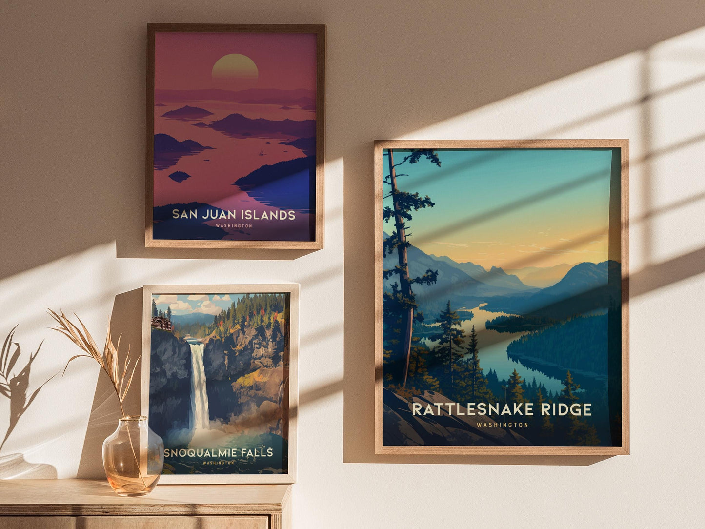 Rattlesnake Ridge Trail Washington Pacific Northwest Hiking Print Wall Art