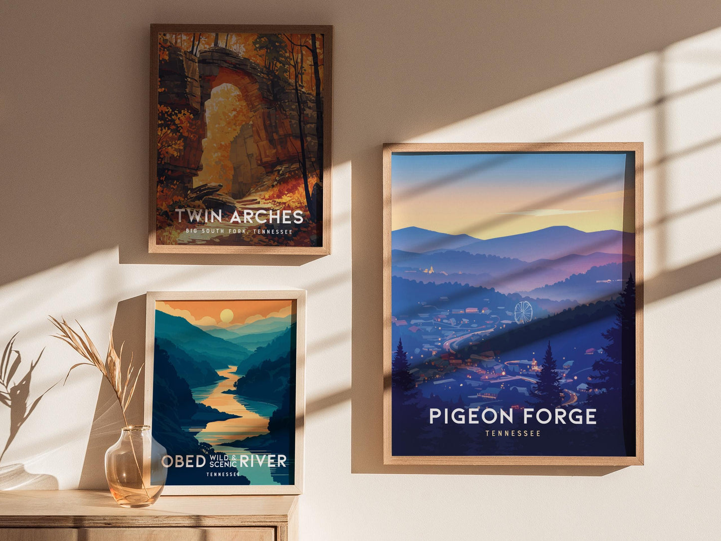 Pigeon Forge Tennessee Smoky Mountains Scenic Wall Art