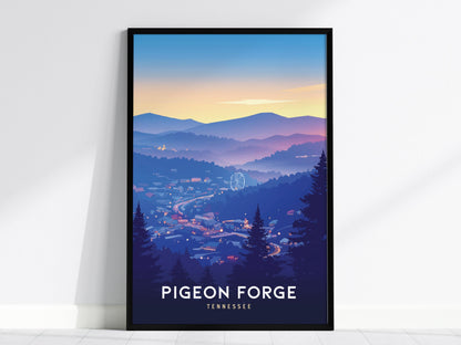 Pigeon Forge Tennessee Smoky Mountains Scenic Wall Art
