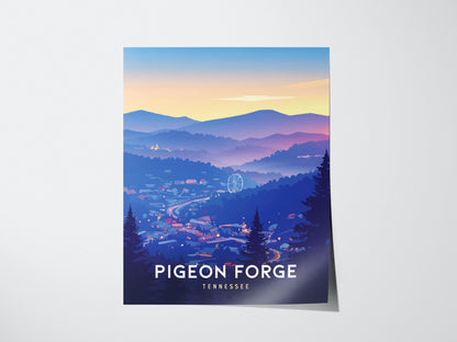 Pigeon Forge Tennessee Smoky Mountains Scenic Wall Art